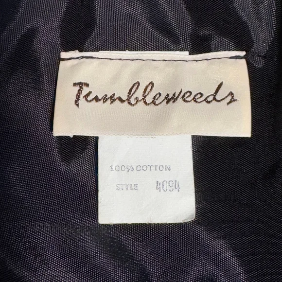 Tumbleweeds Vintage 70s Women's S/M Hippie Boho Patchwork Cottagecore Maxi Skirt - Picture 6 of 7